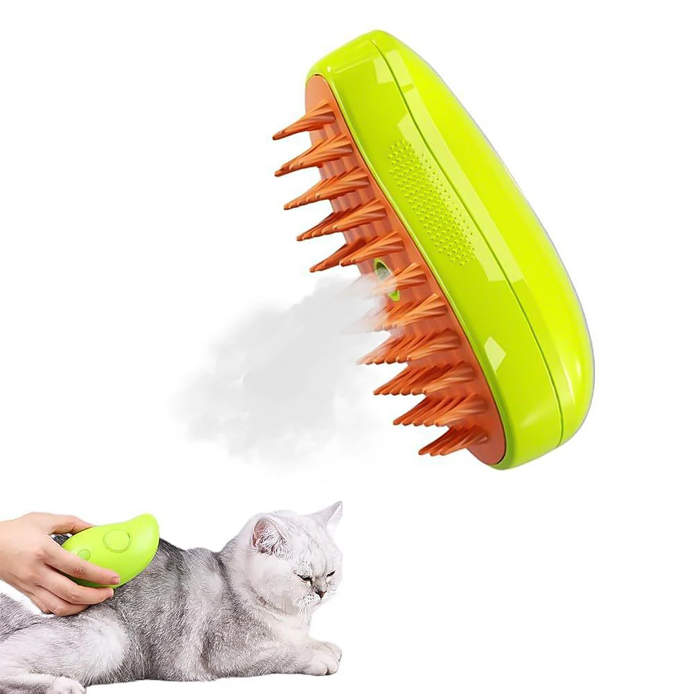 New Pet Brushes Self Cleaning Steam Cat Brush For Dog Removing Tangled