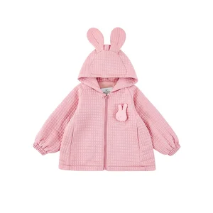 Q2747/ Hot Sale Kids Girls Cute Clothing Sets Long Sleeve Children Clothes Girls Rabbit Ear Autumn Children Tracksuit