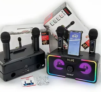 新製品 SDRD SD-215 プロ仕様 LED搭載 ポータブル マイク付き 屋外対応