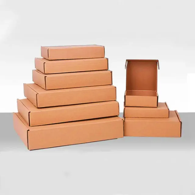 Wholesale of small corrugated packaging paper boxes clothing gifts anti-collision transportation paper boxes