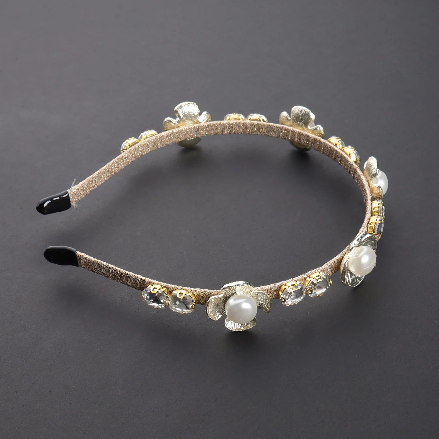 Женская повязка на голову с блестками