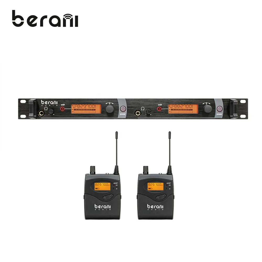 BE2050 Профессиональный 4 канала на заказ стерео беспроводной in-ear монитор системы