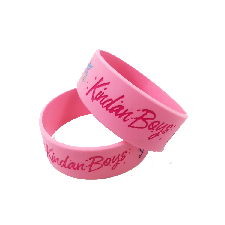 Wholesale cheap custom silicone bracelets rubber wrist band wristband