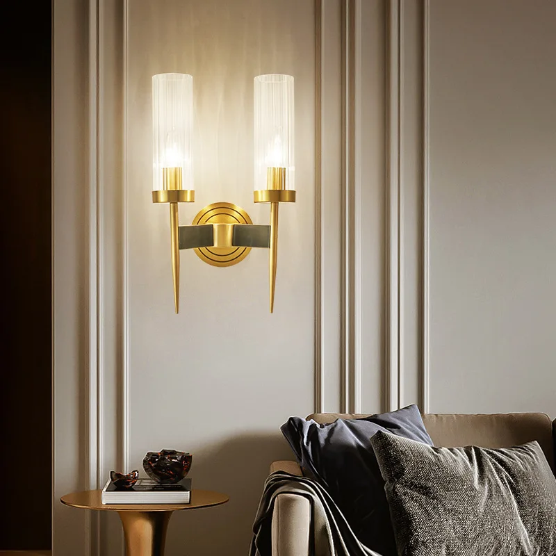 Jylighting Modern Simple Wall Lamp Copper Material D13*h40cm Size For