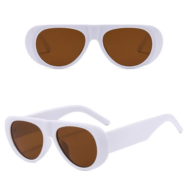 DL GLASSES Wholesale Large Frame Sunglasses for Women Men Retro Round Sun  Shades Eyewear Popular Custom Logo 2024 Eyeglasses