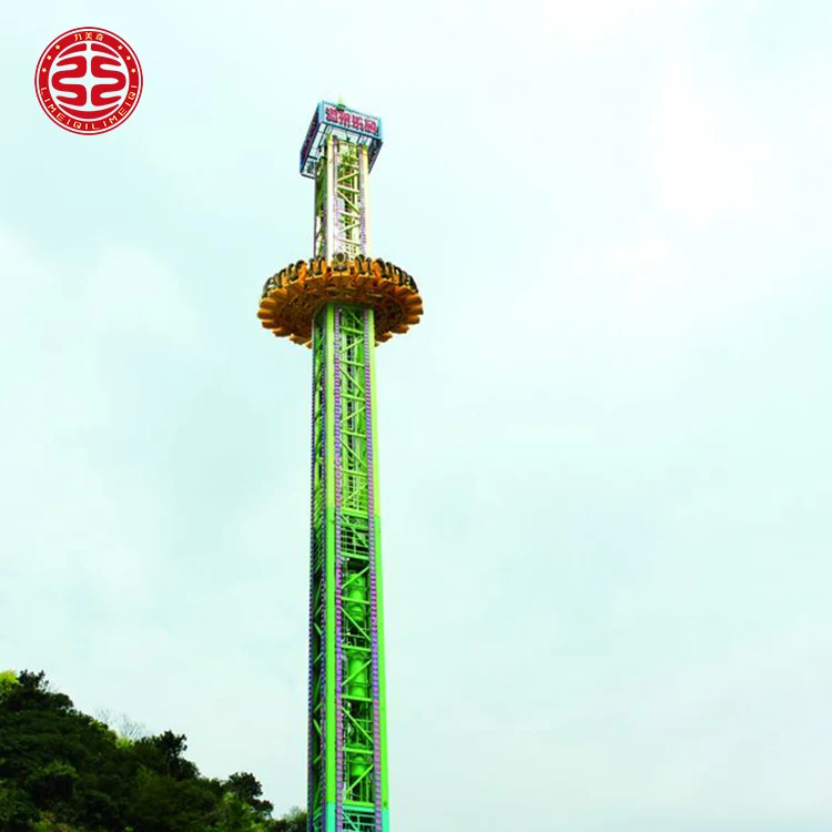 Amusement Equipment Ride Free Fall Tower Theme Park Drop Tower Rides for Sale Amusement Sky Flying Tower Rides