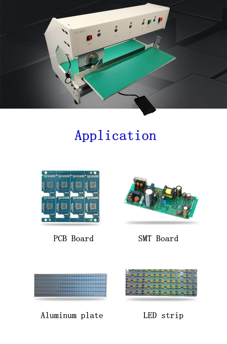 SMT SMD PCB Cutting Machine V-cut Pcb Separator Machine with Durable Blade SMD PCB Cutter