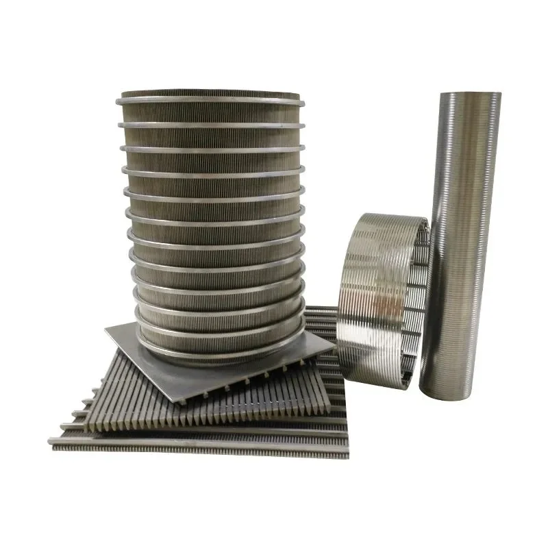 product-750-750 Johnson Wedge Wire Continuous Slot Filter Tube SS304 wedge wire screen Johnson filter strainer drum