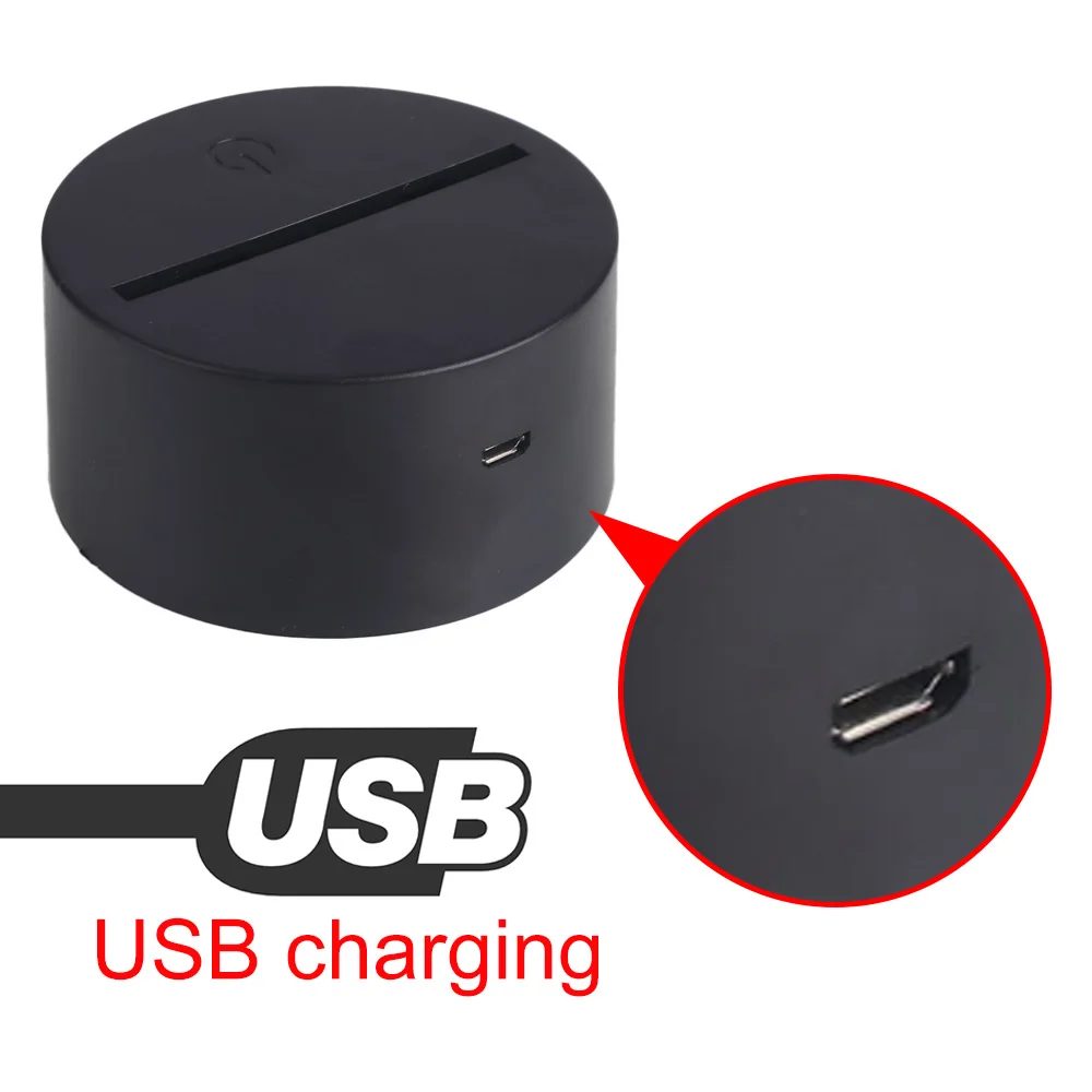 Vofull 3d Night Light Lamp Base For Acrylic Night Light Base Led 3d Led