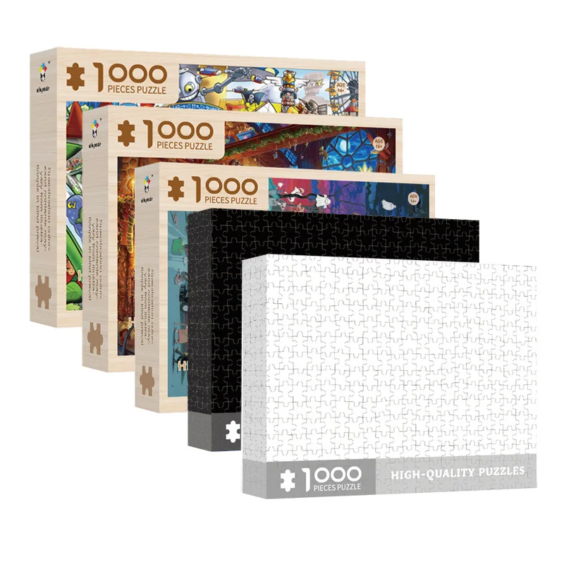 Custom 3d Paper Puzzles 1000 Jigsaw Puzzle Manufacturer Animal For