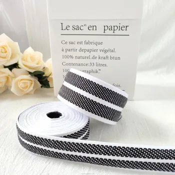 Wholesale cotton woven webbing jacquard webbing garment sewing accessories