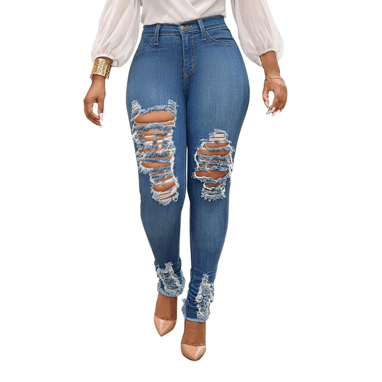 jean femme extensible