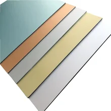 Factory cheap price 4x8 feet solid color aluminum composite panel 3mm 4mm