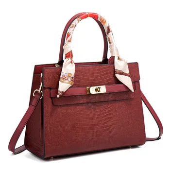 2024 new designer fashion women's handbag European and American retro luxury tote bag shoulder messenger bag PU leather