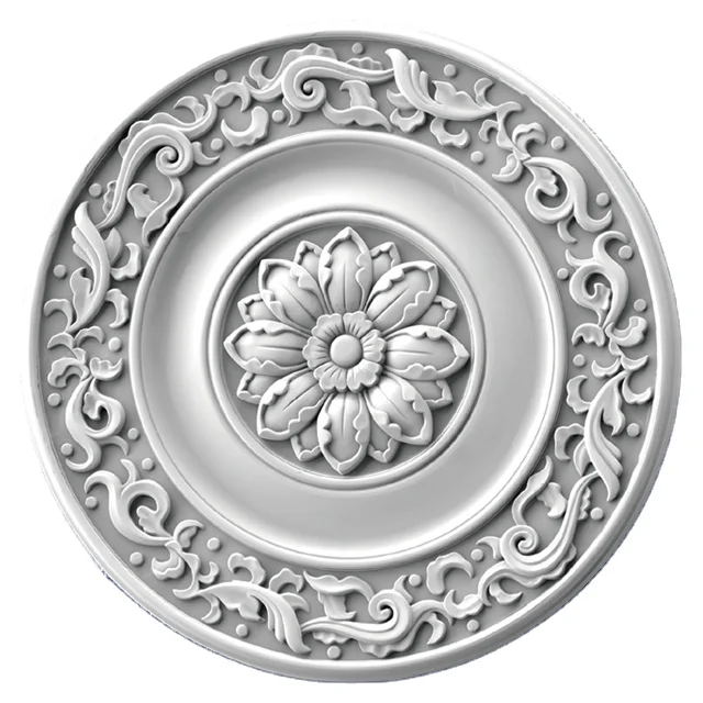 Villa Environmental Fireproof Gypsum Ceiling Cornices Moulding of Polyurethane Products for Sale