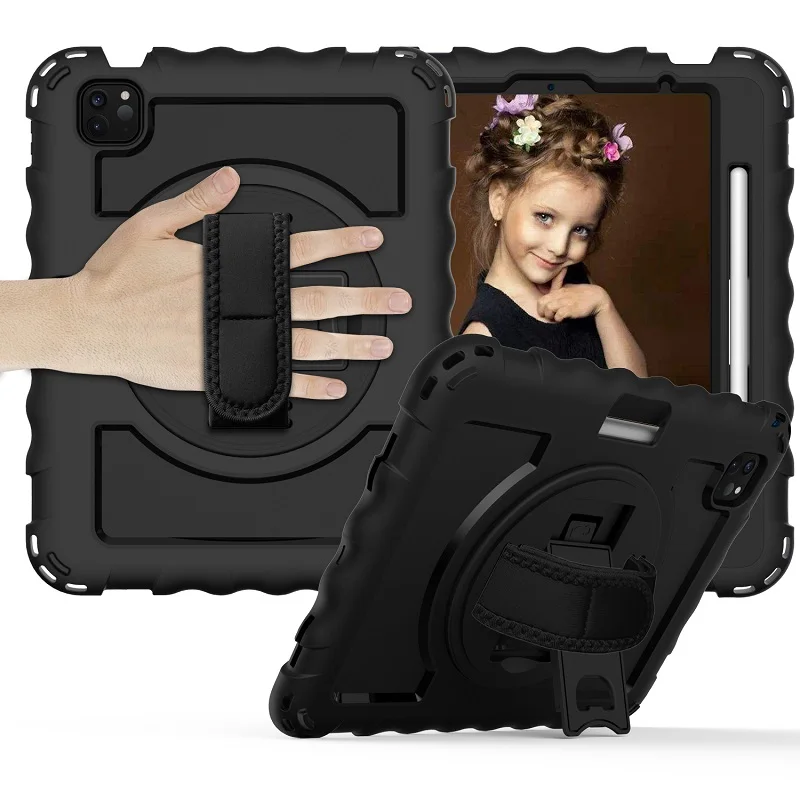 2020 portable promotional shockproof tablet accessories cover case for pad 10.9 Ar 4 pro 11 cases with adjustable shoulder