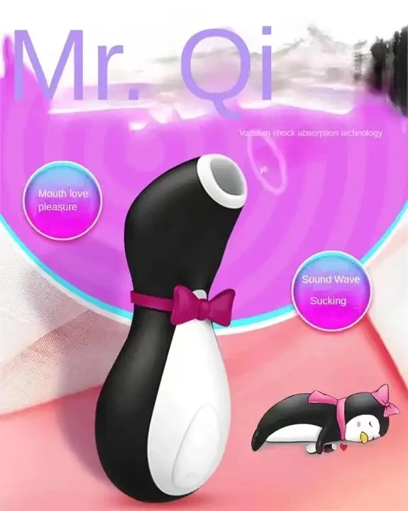 Usa Tisfyer Pro 2 Penguin Air Pulse Clitoral Sucking Vibrator Cute