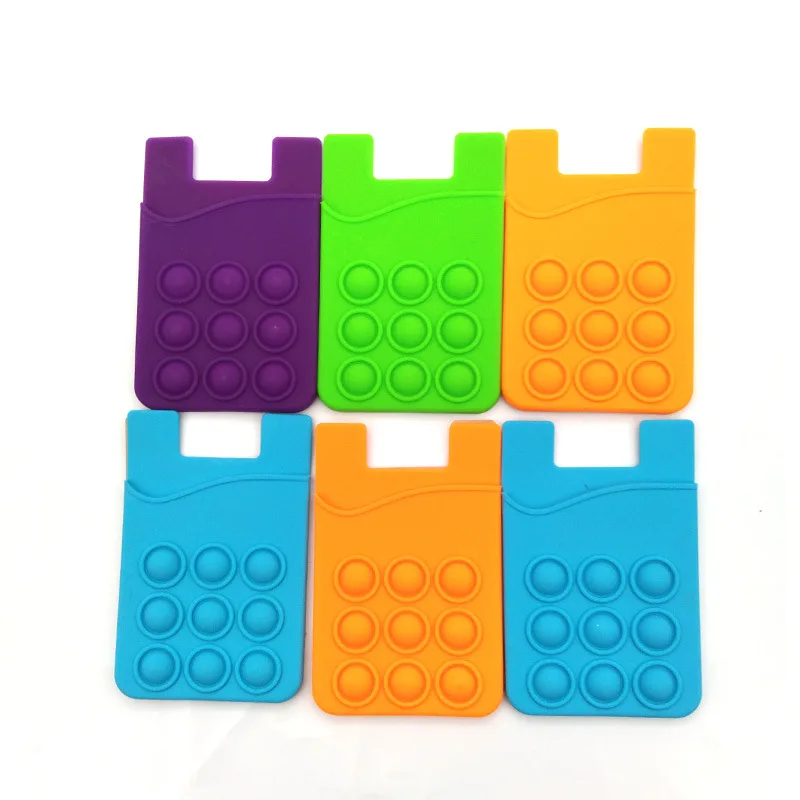 Push pop phone wallet 3m sticker card holder