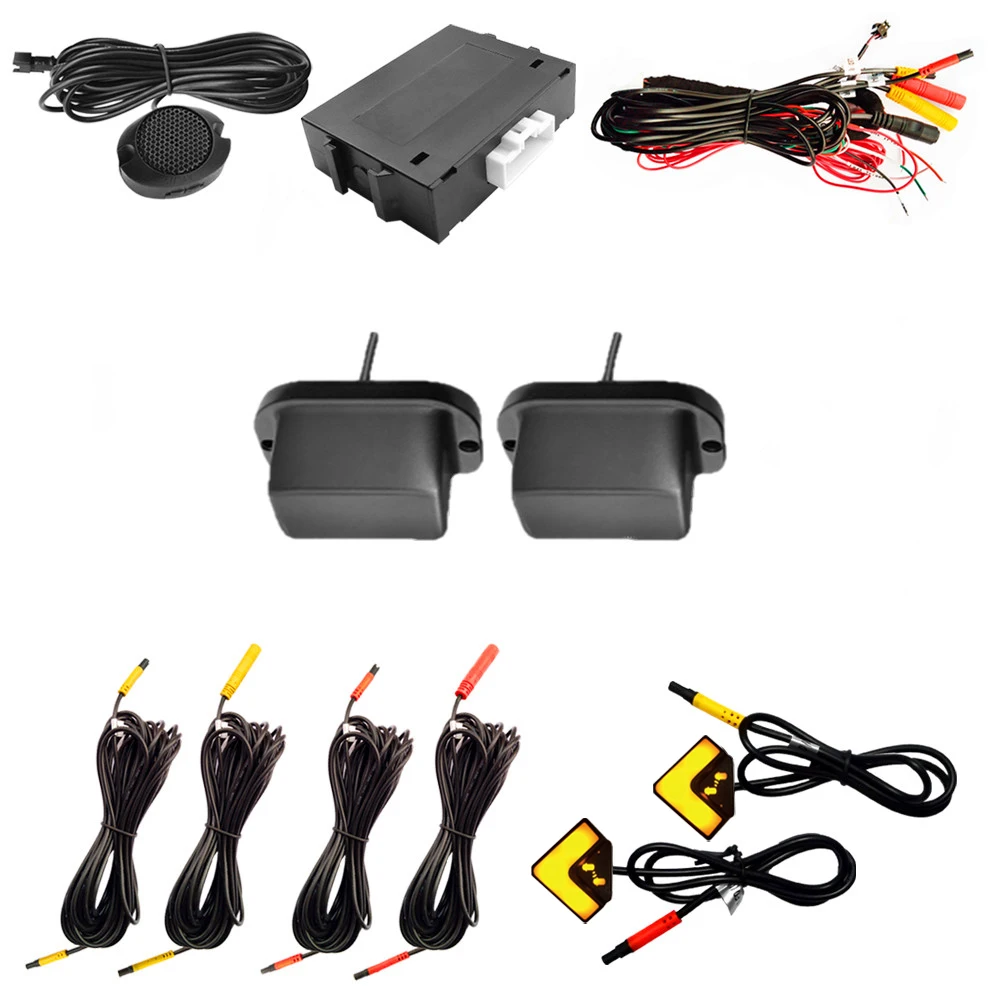 Universal Car BSD Car BSD Blind Spot Detection System 24Ghz Millimeter Wave Radar Lane Change Assist Highlight Warning Light - 34 - View #3