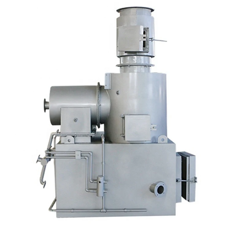 Two Chambers Fully Burning Poultry Dead Chicken Pet Medical Waste Incinerator Burner Pet Animal Cremation Machine