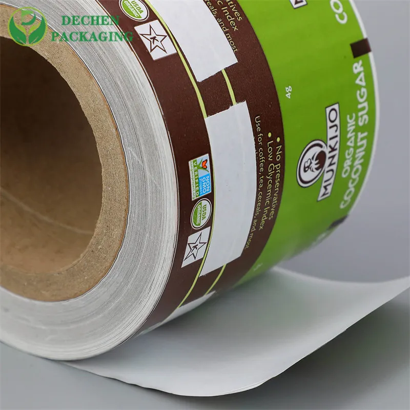 Paper Film Roll Sugar Sachet Paper Roll