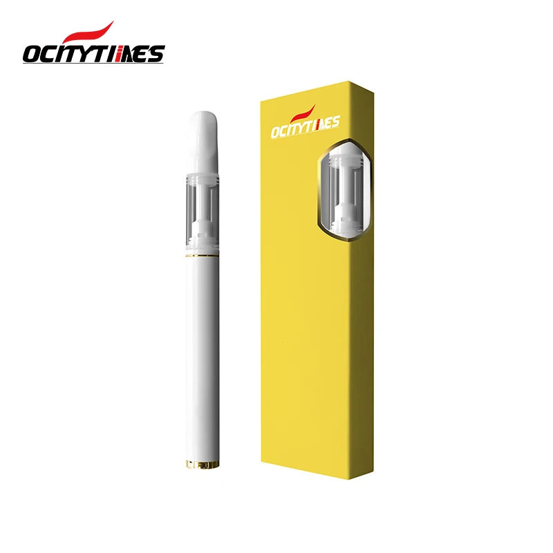 Ocitytimes Empty 1ml New Vape OC05 rechargeable 550mAh custom color CBD Vape pen