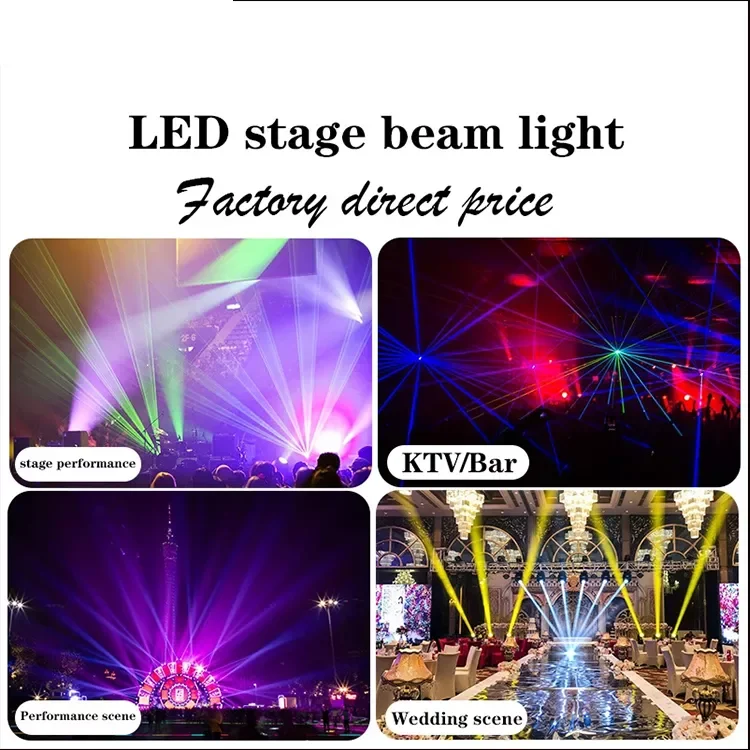 Luces Discoteca 8 Eyes Rgb Led Beam Moving Head Lesar Light