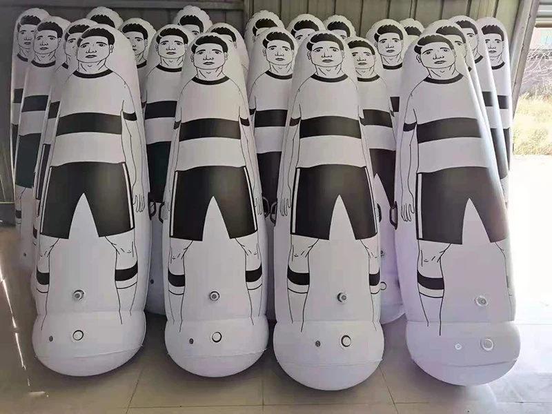 70 Inch White American Football Tackling Dummy Inflatable Football