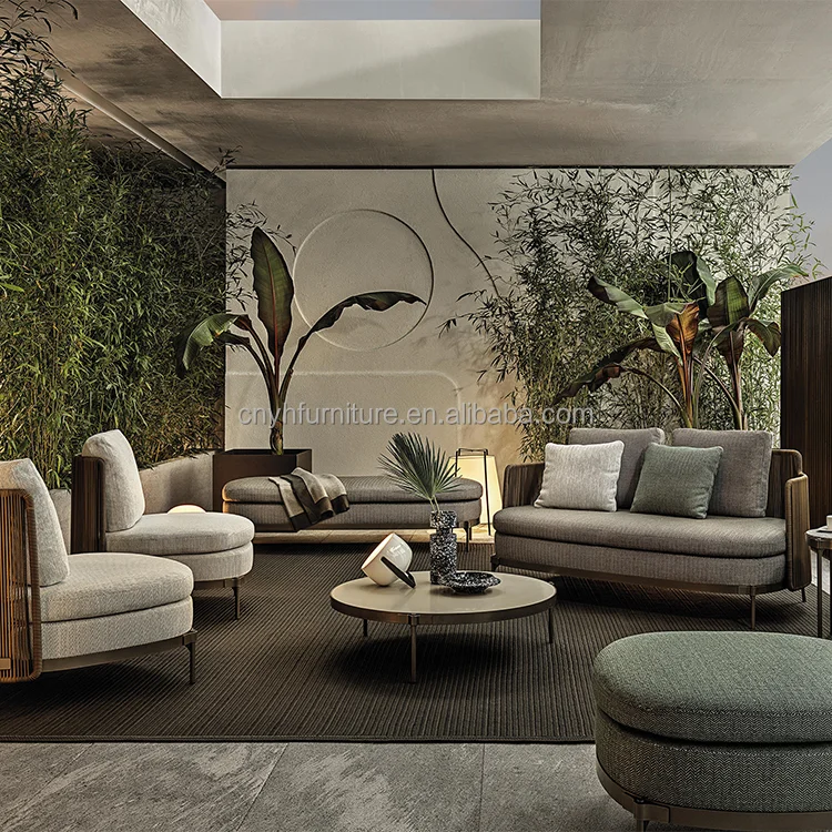 Sofa Outdoor Garden Furniture Plus Size Lounge Sets Outdoor Wooden