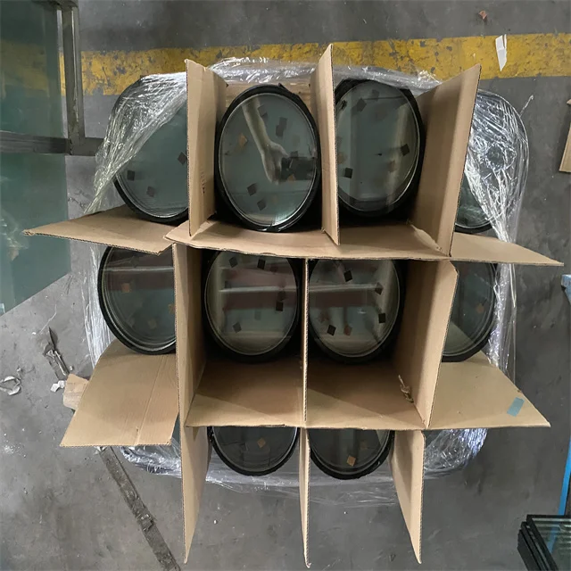 Processing and Customizing Small Radius Circular Low-e Insulating Glass Observation Window Heat Reflective Coated Glass