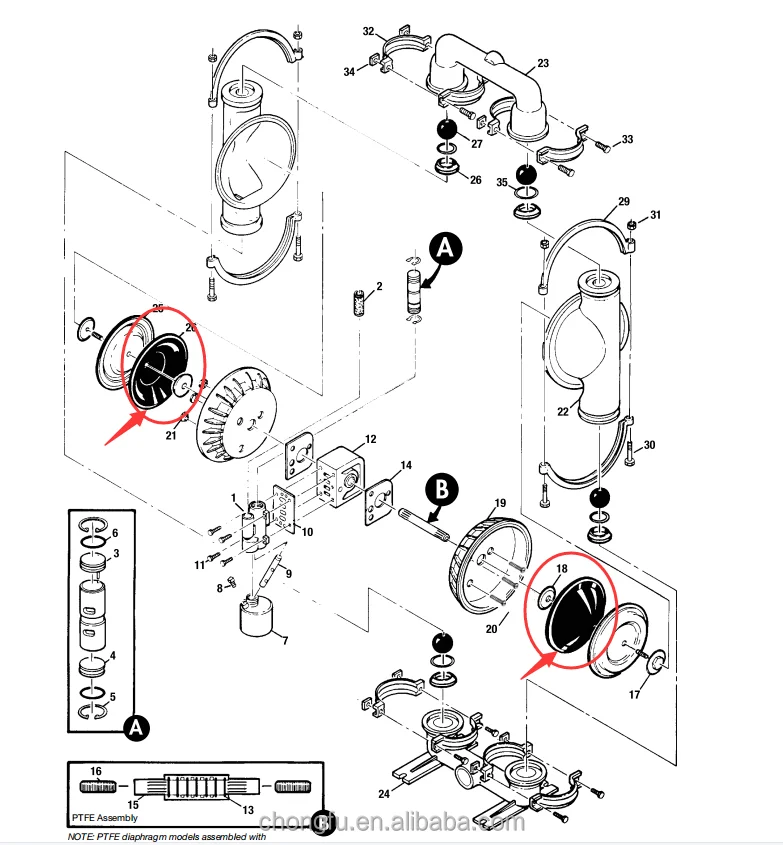 CF08-1010-50 Diaphragm manufacture