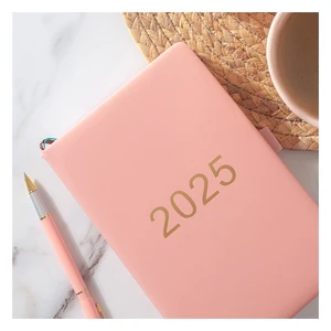 2026 Custom Daily Planner A5 Pu Leather Agenda Dated Weekly Monthly Diario Spanish English Organizer Calendar Diary With logo