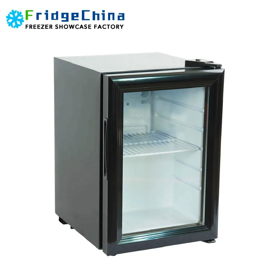 Mini Small Refrigerator Table Top Display Cooler With Led Logo Buy Refrigerator With Led Logo