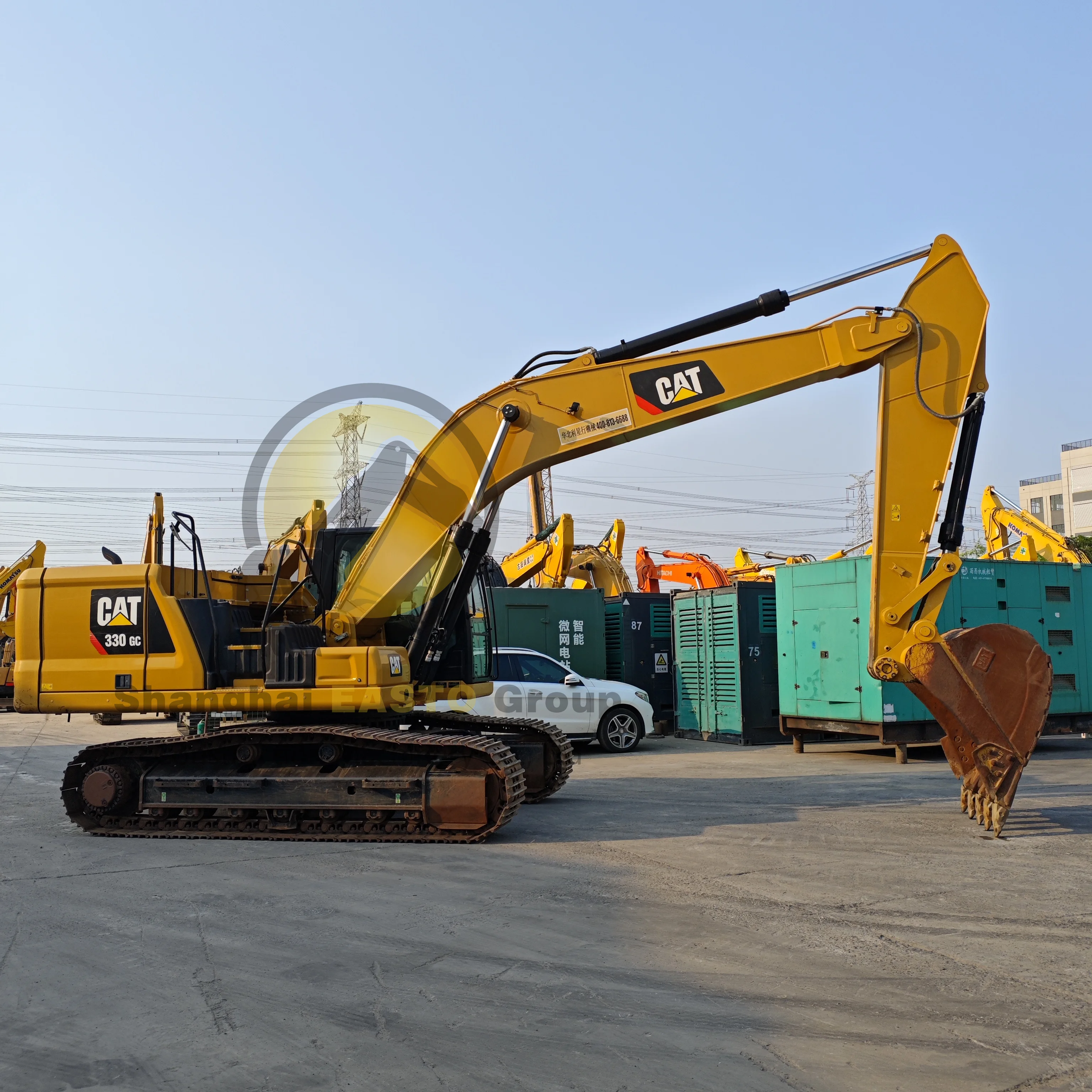 Used Excavator Digger Cat 330gc Heavy Construction Equipment