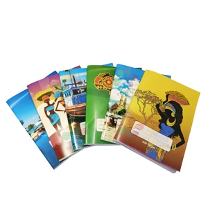 A4 French Line School Supplies Wholesale Customized Design Notebooks 96 Sheets Notebook for African Student Exercise Book Bulk