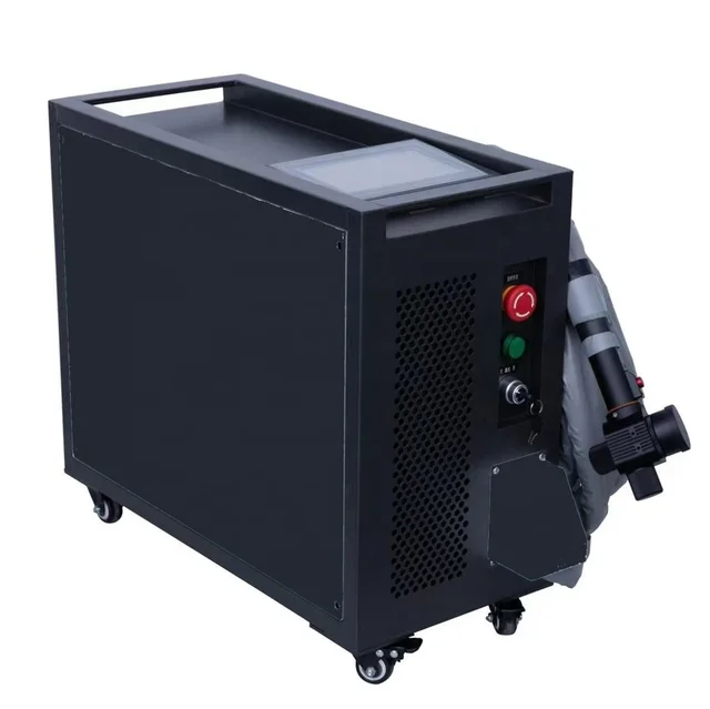 Portable Small Size Air Cooled 100W Jpt Fast Metal Iron Steel Wood Laser Cleaner for Removing Rust Paint and Dirt