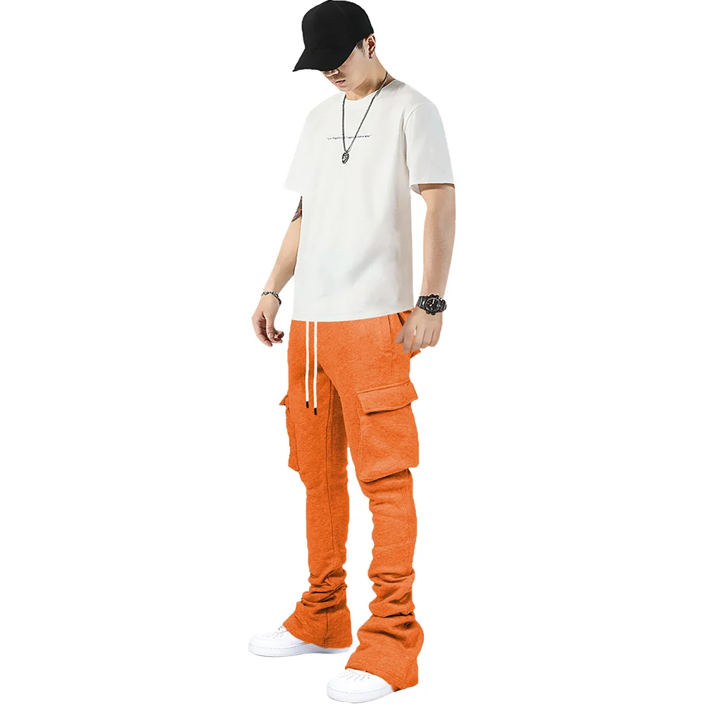 Stacked Jogging Pants Mens Fashionable Functional