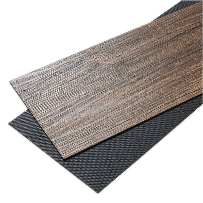 Waterproof Plastic Flooring 2 Mm Glue Down Dry Back /self Adhesive Lvt