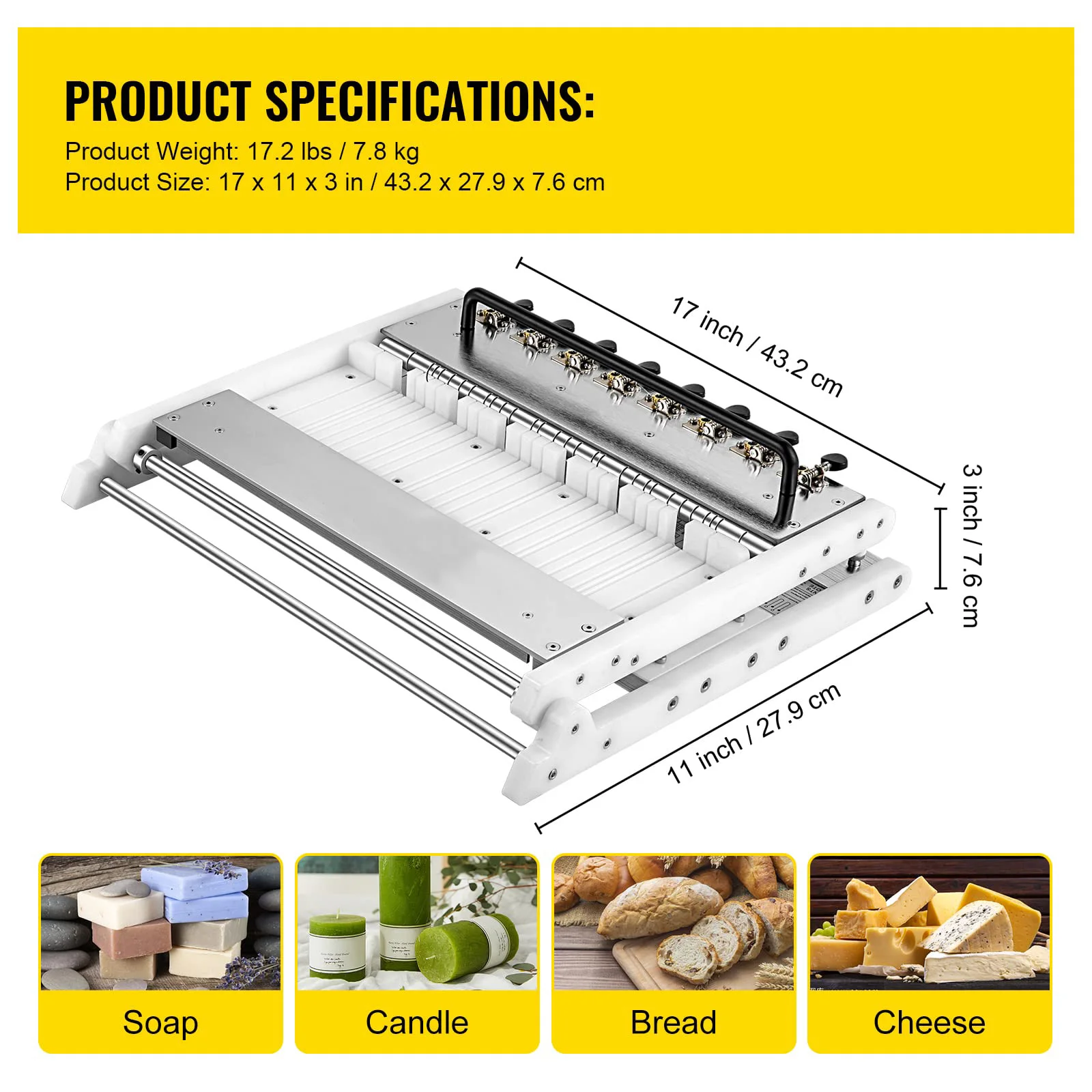 Adjustable Diy Large Professional Handmade Cold Soap Cutter Steel Wire
