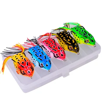 Factory Price Soft Fishing Frog Lure 5g 9g 13g 17.5g Artificial Bait Soft Lures Frog Fishing Lures for Fishing – Soft Lure – view 2