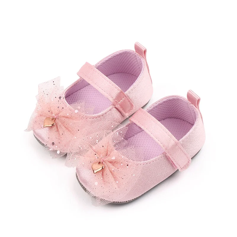 Directly Factory Beautiful High Quality Baby Toddler Girl Shoes Prewalker Shoes factory