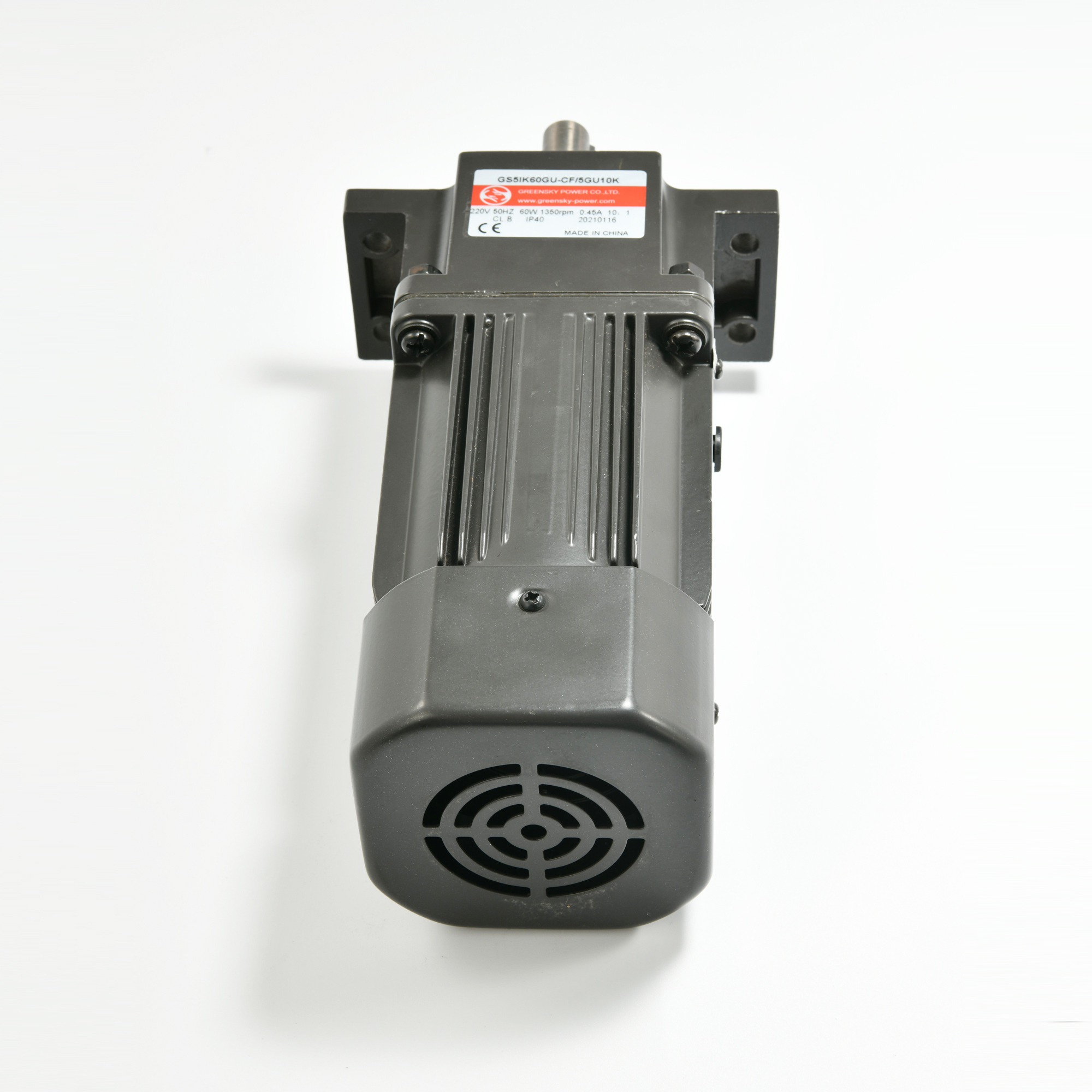 High Efficiency Variable Speed Regulating 220v 50hz 1ph 60w Ac Induction Gear Motor