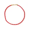 Collana rossa 46 cm