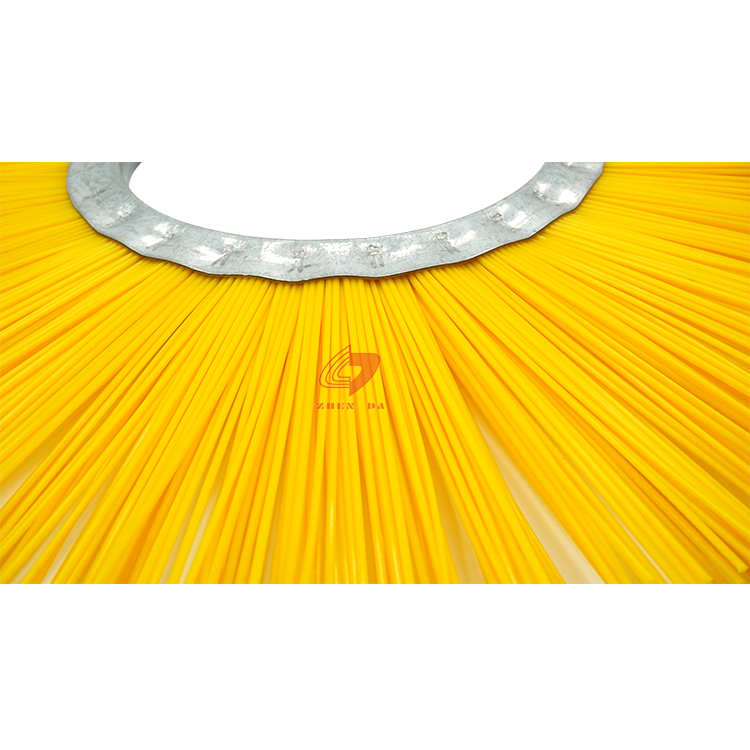 Zhenda Factory Flat Circle Road Street Sweeper Brushes Pp Material