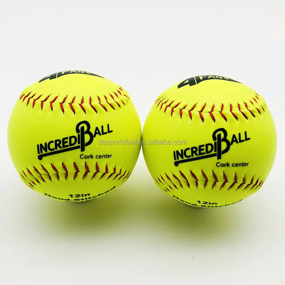 Wholesale 4 Fans Incrediball Game Quality Softball Balls 12inch Optic ...