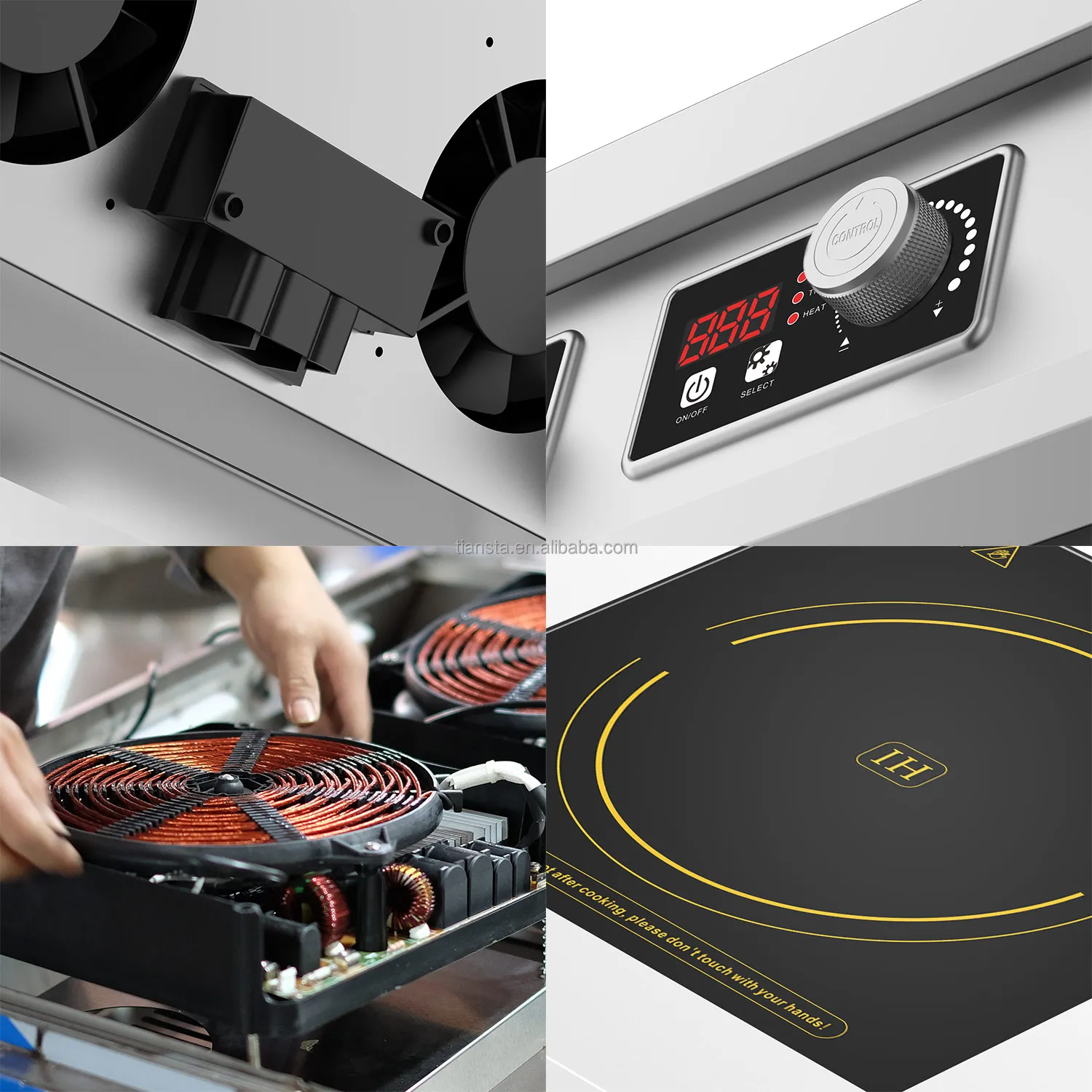 Factory Hot Sale Commercial Kitchen Cooking High Power Equipment Induction Cooker