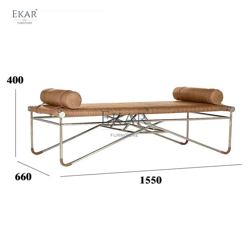 product modern bedroom bench with upholstered seat and sturdy frame-64