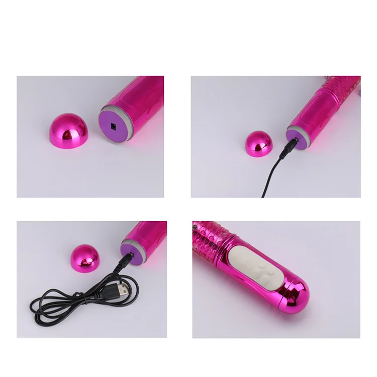 Power Rotating G Spot Stimulate Rotation Anal Vibrator Thrusting Colorful Butterfly Rabbit Vibrator Pearl Vibe