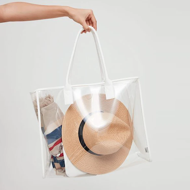 Personnalisé Femmes Mode Violet Sac À Main En Plastique