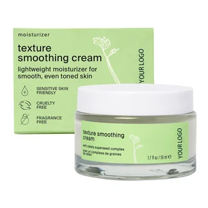 Hydrating Face Cream with Squalane Celery Seed & Cucumber Texture Smoothing Moisturizer for All Skin Types